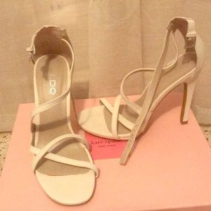 White Aldo heels/sandals